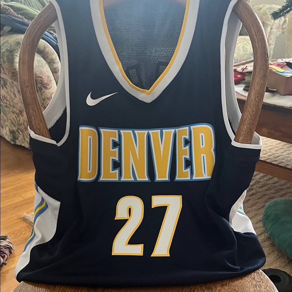 Nike Black Denver Jersey with Yellow and White Accents